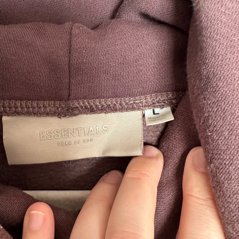 Essentials Brown Hoodie - Picture 8 of 8